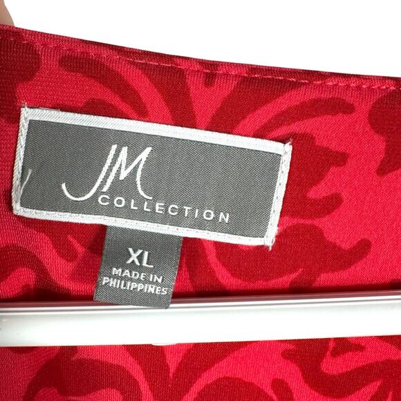 JM Collection Tunic Style Top Size XL - Picture 5 of 6